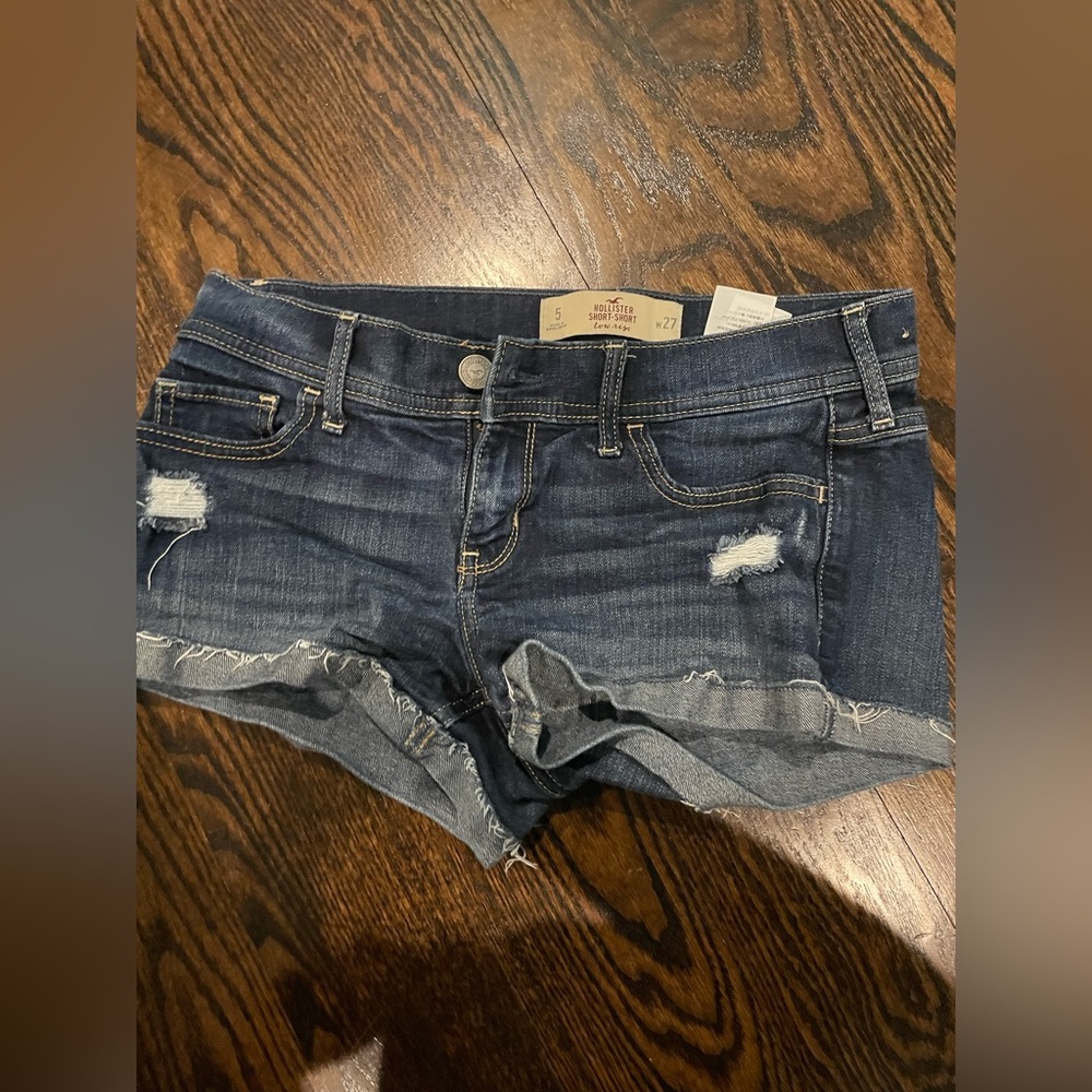Hollister jean short shorts